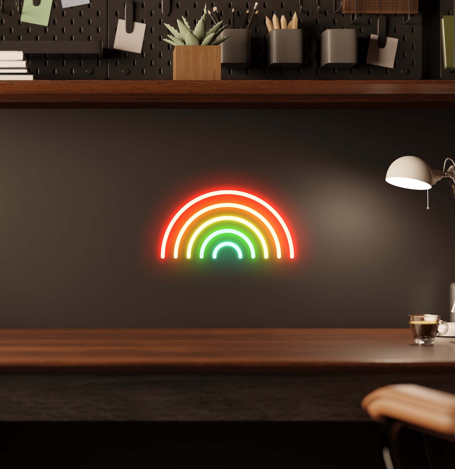 Mini Rainbow LED Neon Sign