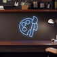 Paint Brush and Palette LED Neon Sign