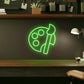 Paint Brush and Palette LED Neon Sign