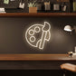 Paint Brush and Palette LED Neon Sign