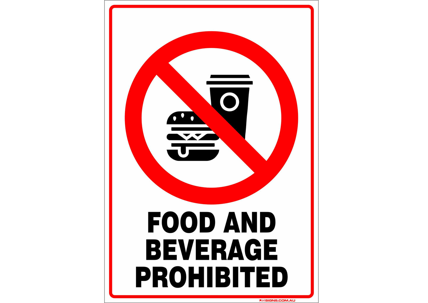 Food And Beverage Prohibited