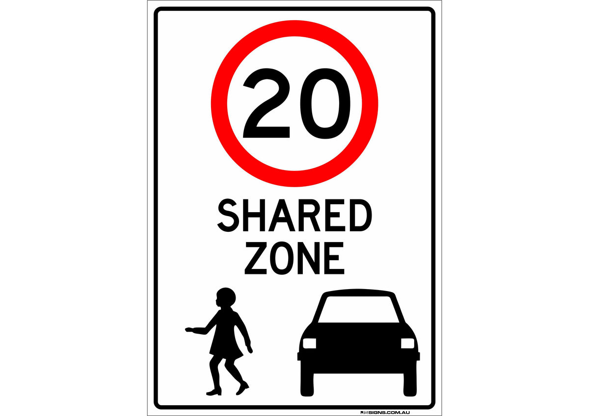 Shared Zone Vector File 20 Shared Zone – JS Signs